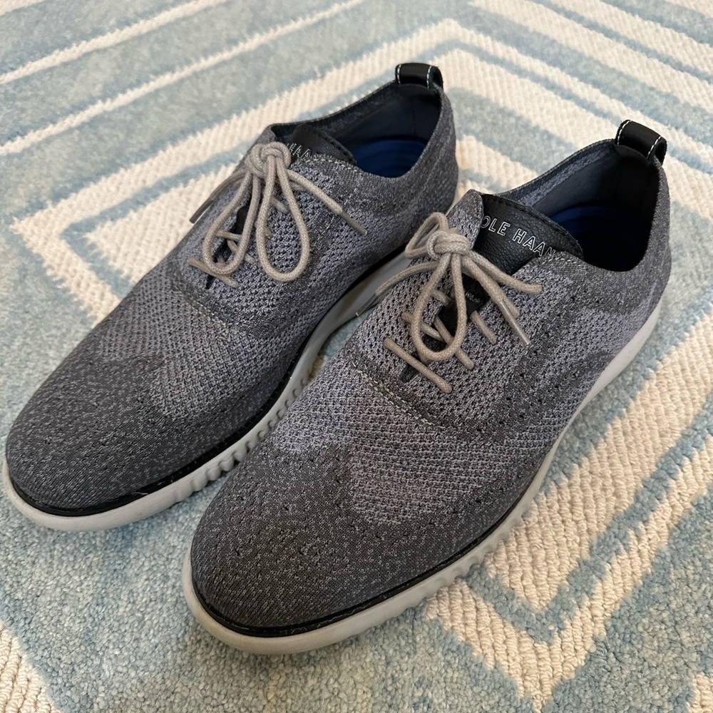 Cole Haan Men's Size 10M 2 Zerogrand Stitchlite Oxford Magnet/vapor Grey